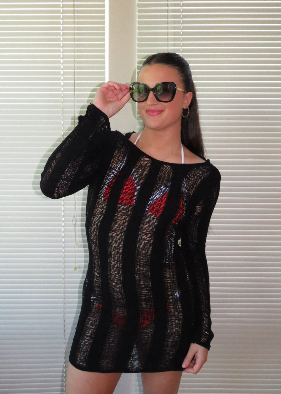 Festival crochet dress-black House of Angelz Festival crochet dress-black House of Angelz